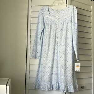 Eileen West Women's Cotton Ditsy Floral Nightgown NWT Size S
